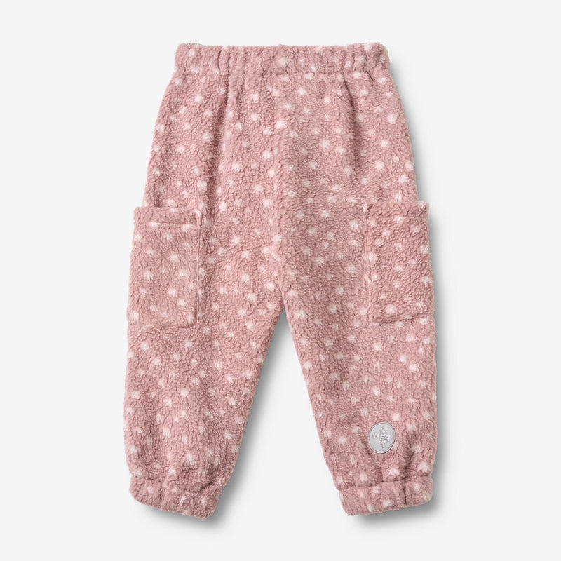 Wheat Outerwear Fleecehose Suun Trousers 9537 rosewood dots