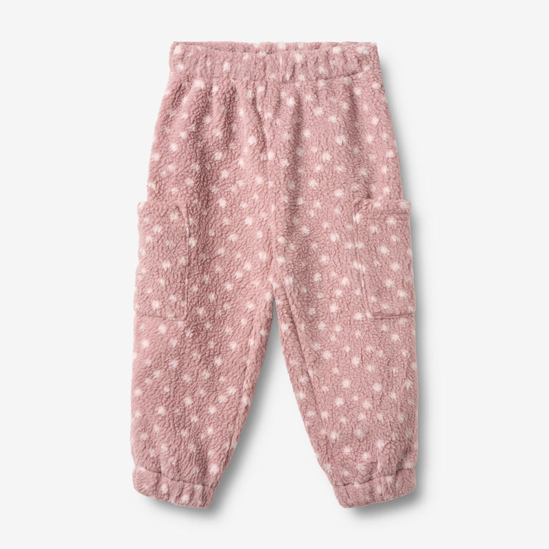 Wheat Outerwear Fleecehose Suun Trousers 9537 rosewood dots