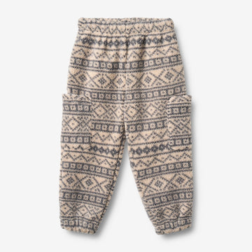 Wheat Outerwear Fleecehose Suun Trousers 9544 warm sand jaquard