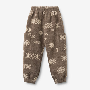 Wheat Outerwear Fleecehose Suun Trousers 9679 dry wood jacquard