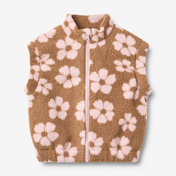 Wheat Outerwear Fleeceweste Selina Vest 9788 warm hazel flowers