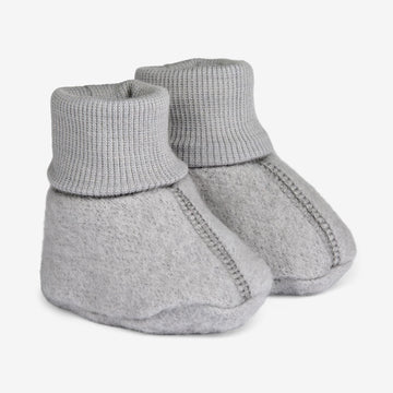 Wheat Wool  Füßlinge aus Merinowolle | Baby Acc 1524 winter sky