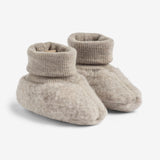 Wheat Wool Füßlinge aus Merinowolle Lei Accessory 3204 khaki melange