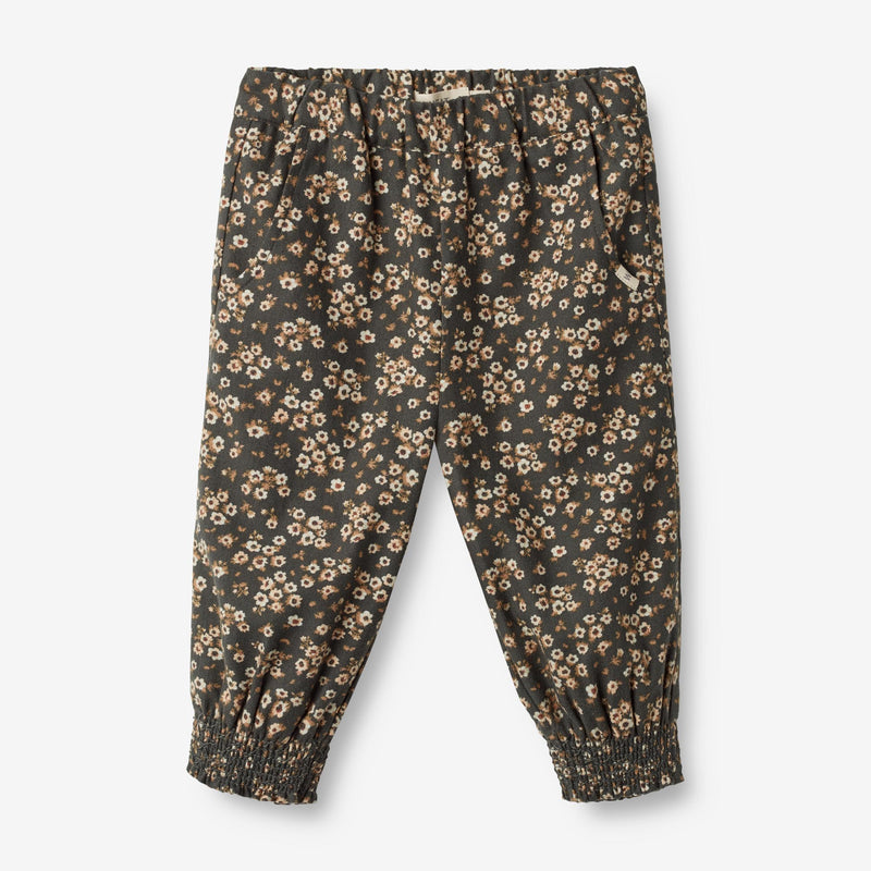 Wheat Main  Gefütterte Hose Sara | Baby Trousers 0027 black coal flowers