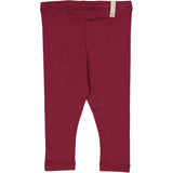 Wheat Main Gerippte Leggings Leggings 2390 red plum