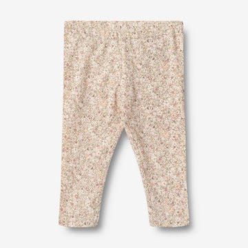 Wheat Main Gerippte Leggings Jules | Baby Leggings 1250 cream flower meadow