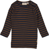 Wheat Main Geripptes Langarmshirt Jersey Tops and T-Shirts 1397 midnight blue stripe