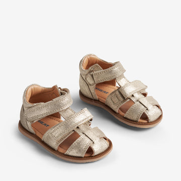 Wheat Footwear  Geschlossene Sandale Baya glänzend Prewalker Sandals 0171 grey