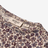 Wheat Wool Gestreiftes Langarm-Shirt aus Merinowolle Jersey Tops and T-Shirts 1493 purple flowers