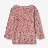 Wheat Wool Gestreiftes Langarm-Shirt aus Merinowolle Jersey Tops and T-Shirts 2392 cherry flowers