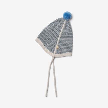 Wheat Outerwear Gestrickte Mütze Liro Accessory 9948 bluey