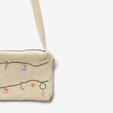 Wheat Main Gestrickte Stickerei-Clutch Accessory 3191 offwhite