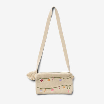 Wheat Main Gestrickte Stickerei-Clutch Accessory 3191 offwhite