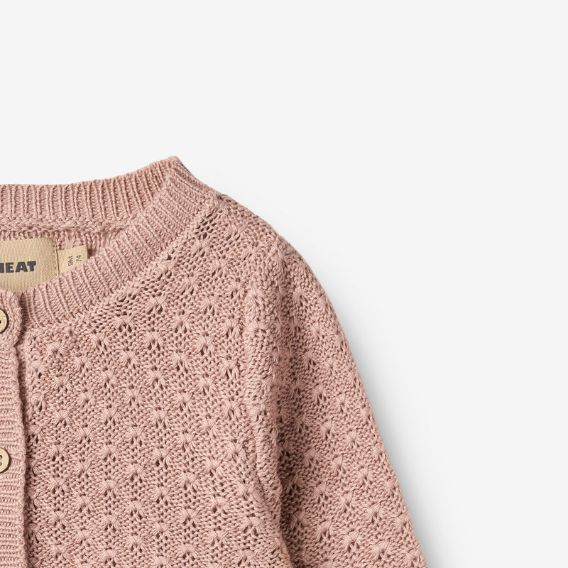 Wheat Main Gestrickte Strickjacke Magnella Cardigan 2487 rose powder