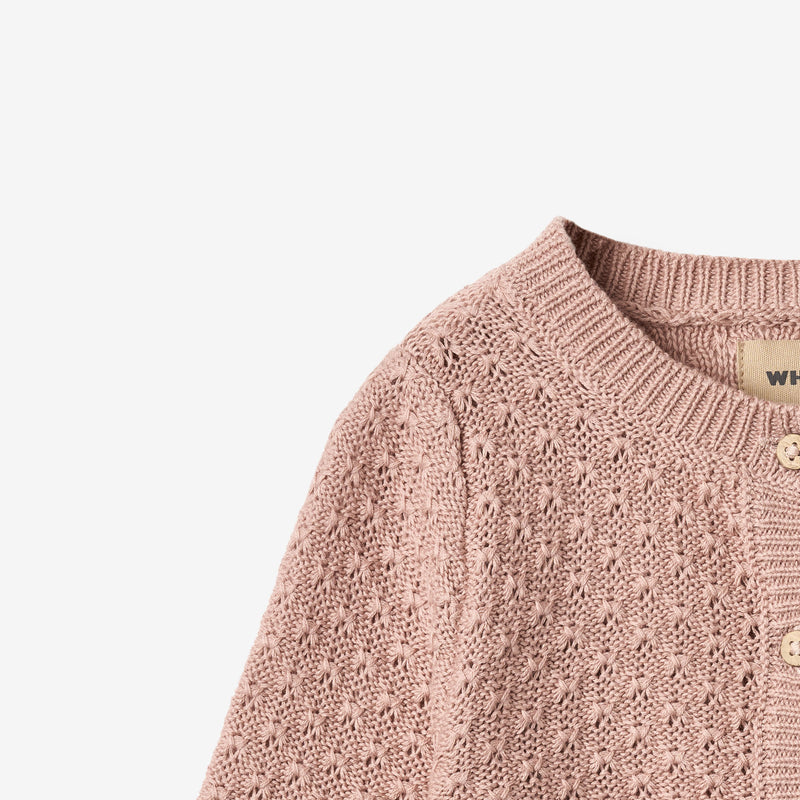 Wheat Main Gestrickte Strickjacke Magnella Cardigan 2487 rose powder