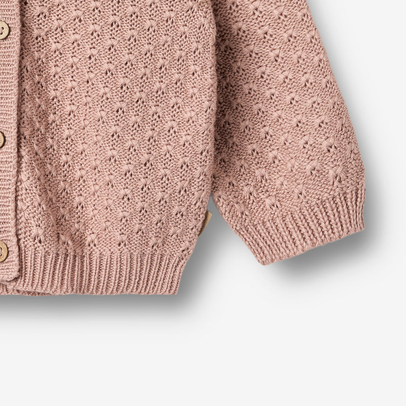 Wheat Main Gestrickte Strickjacke Magnella Cardigan 2487 rose powder