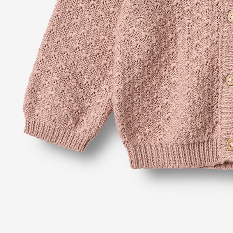 Wheat Main Gestrickte Strickjacke Magnella Cardigan 2487 rose powder