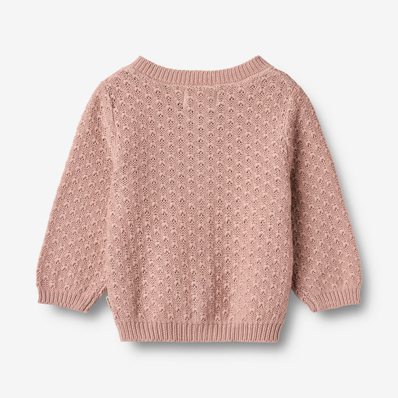 Wheat Main Gestrickte Strickjacke Magnella Cardigan 2487 rose powder