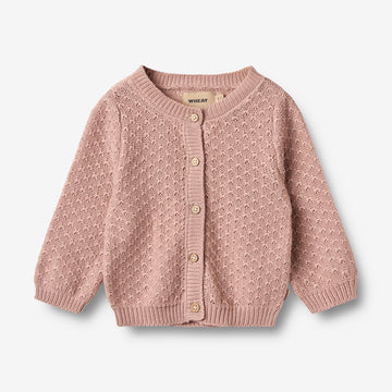Wheat Main Gestrickte Strickjacke Magnella Cardigan 2487 rose powder