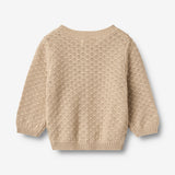 Wheat Main Gestrickte Strickjacke Magnella Cardigan 3354 warm sand