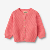 Wheat Main Gestrickte Strickjacke Magnella Cardigan 9454 coral