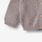 Wheat Main Gestrickte Strickjacke Magnella Cardigan 9531 dusty purple