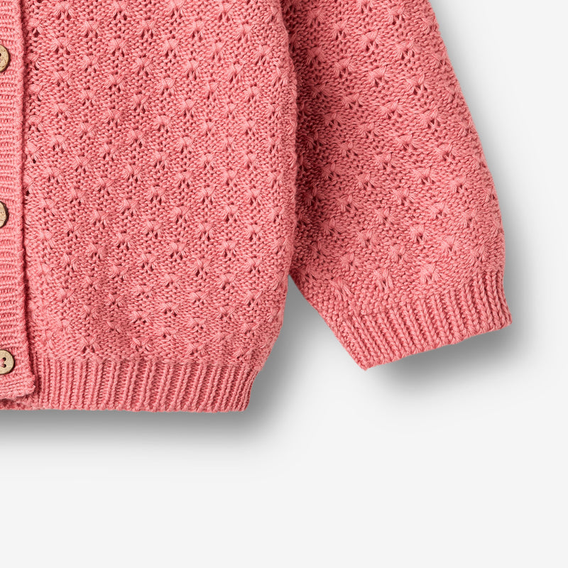 Wheat Main Gestrickte Strickjacke Magnella Cardigan 9568 soft pink