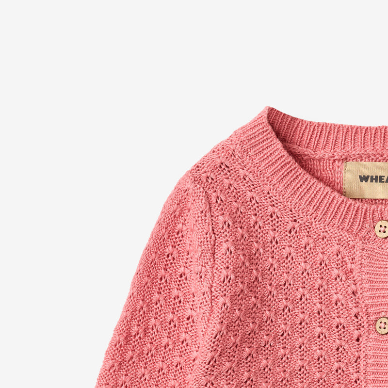 Wheat Main Gestrickte Strickjacke Magnella Cardigan 9568 soft pink