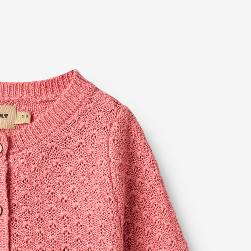 Wheat Main Gestrickte Strickjacke Magnella Cardigan 9568 soft pink