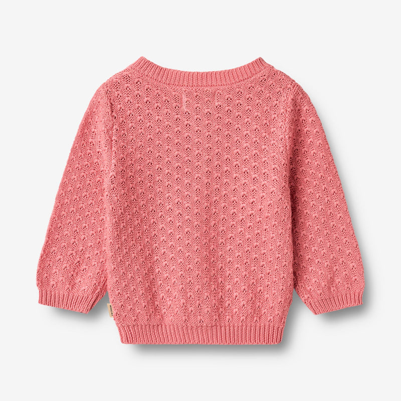 Wheat Main Gestrickte Strickjacke Magnella Cardigan 9568 soft pink