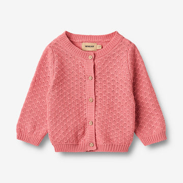 Wheat Main Gestrickte Strickjacke Magnella Cardigan 9568 soft pink