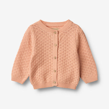 Wheat Main Gestrickte Strickjacke Magnella Cardigan 2358 pink sand