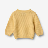Wheat Main Gestrickte Strickjacke Magnella Knitted Tops 9425 golden yellow