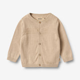 Wheat Main Gestrickte Strickjacke Sofus Knitted Tops 3354 warm sand