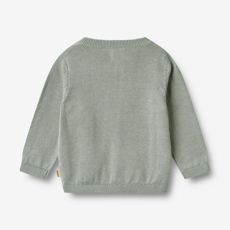 Wheat Main Gestrickte Strickjacke Sofus Knitted Tops 9567 soft rain