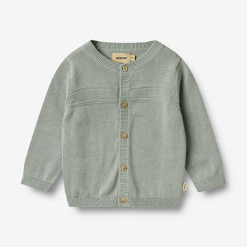 Wheat Main Gestrickte Strickjacke Sofus Knitted Tops 9567 soft rain