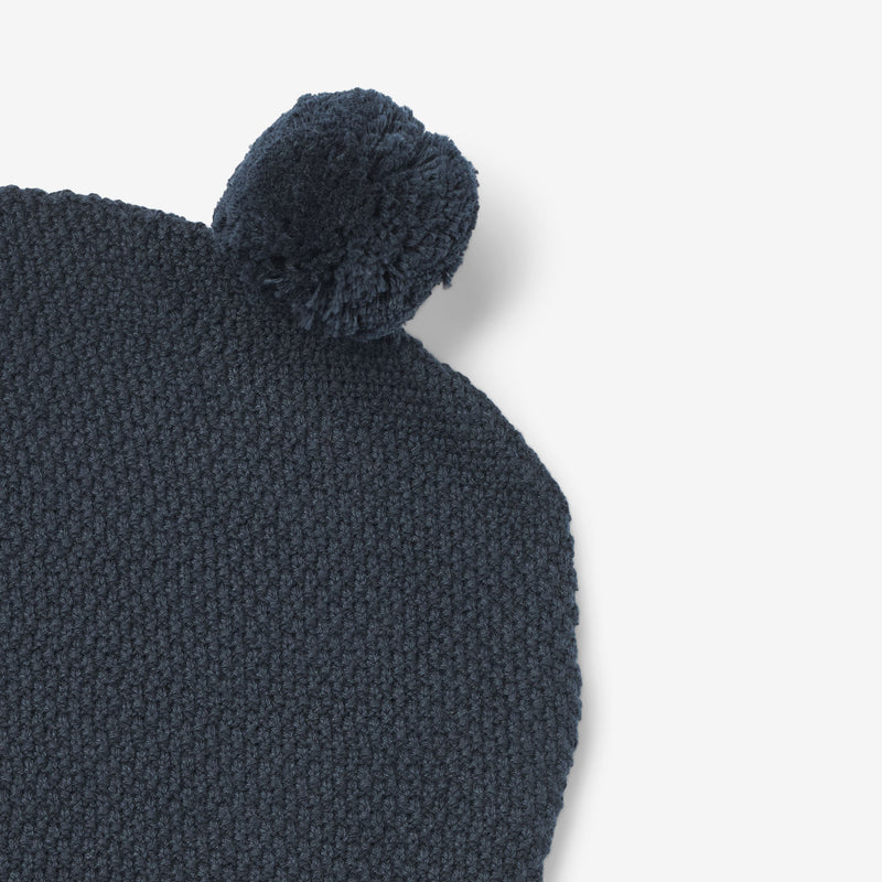 Wheat Outerwear Gestrickte Sturmhaube Pomi Accessory 1146 ink melange