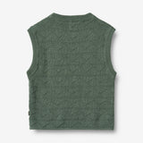 Wheat Main Gestrickte Weste Bobby Knitted Tops 9550 duck green