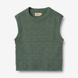 Wheat Main Gestrickte Weste Bobby Knitted Tops 9550 duck green