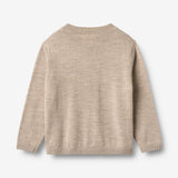 Wheat Main Gestrickter Cardigan Nico Knitted Tops 9574 warm sand melange