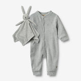 Wheat Main Giftbox Robin Baby Set Set 0224 melange grey