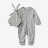 Wheat Main Giftbox Robin Baby Set Set 0224 melange grey