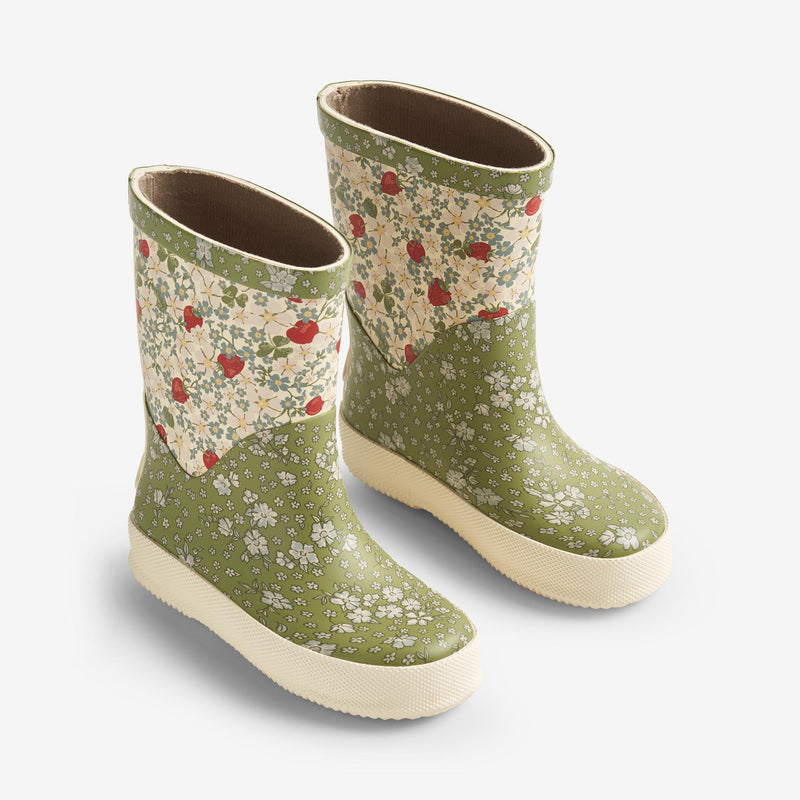 Wheat Footwear  Gummistiefel Juno Rubber Boots 4150 green flowers