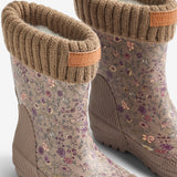 Wheat Footwear Gummistiefel Thermo Wader Rubber Boot 9674 portabella flowers