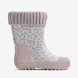 Wheat Footwear Gummistiefel Thermo Wader Rubber Boot 9735 lilac blue flowers