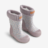 Wheat Footwear Gummistiefel Thermo Wader Rubber Boot 9735 lilac blue flowers