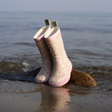 Wheat Footwear Gummistiefel Welly Rubber Boot 9427 ivory flower meadow