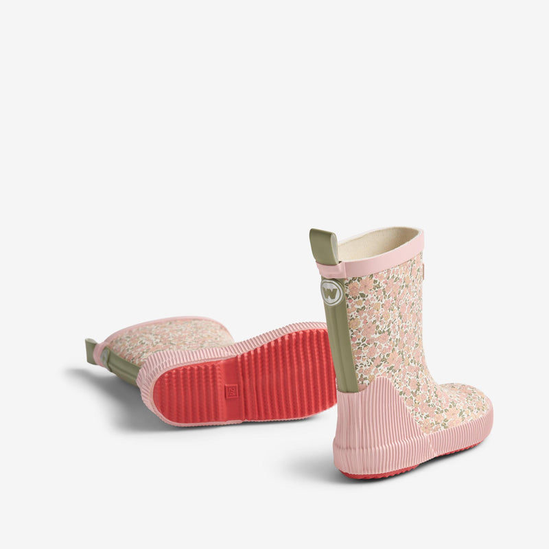 Wheat Footwear Gummistiefel Welly Rubber Boot 9427 ivory flower meadow