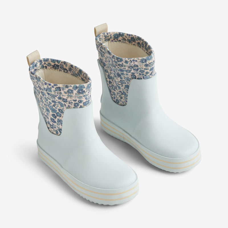 Wheat Footwear  Gummistiefel mit Druck Mist Rubber Boots 1301 blue flower meadow