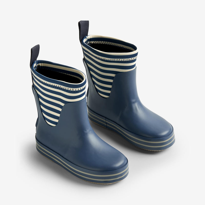 Wheat Footwear  Gummistiefel mit Druck Mist Rubber Boots 1325 indigo stripe